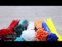 Özelleştirilmiş Plastik Kendiliğinden Kilitlenen Tel Cırt Cırt Kablo Fatener Kravat Naylon Kablo Bağı