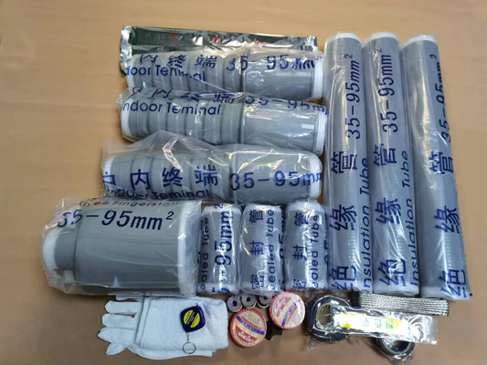 7KV'dan 36KV'ya kadar polimerik yalıtım kabloları için soğuk sıkıştırılabilir kablo sıkıştırıcı eklemleri